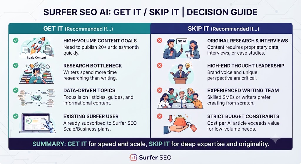 Surfer SEO ai Get It Skip It