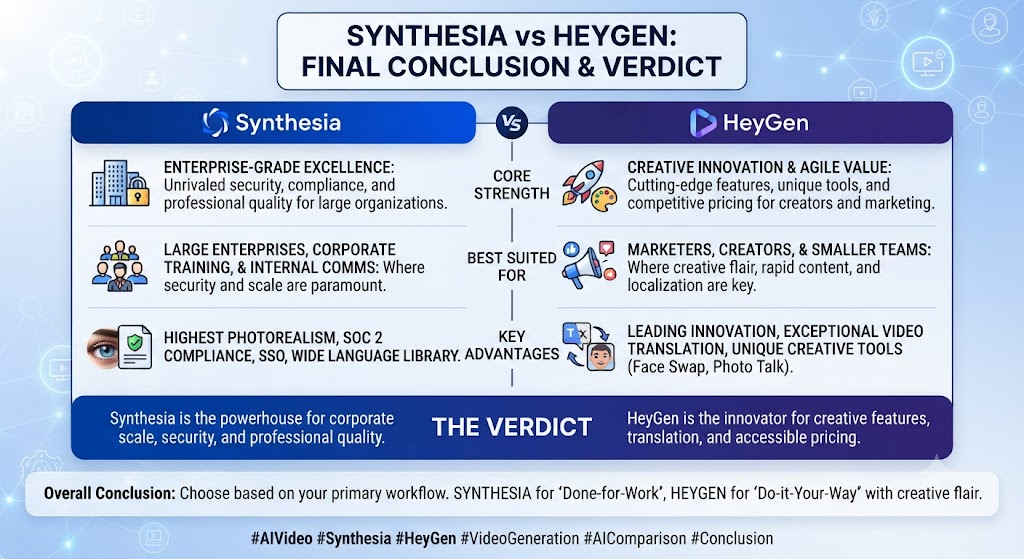 Synthesia vs HeyGen Conclusion