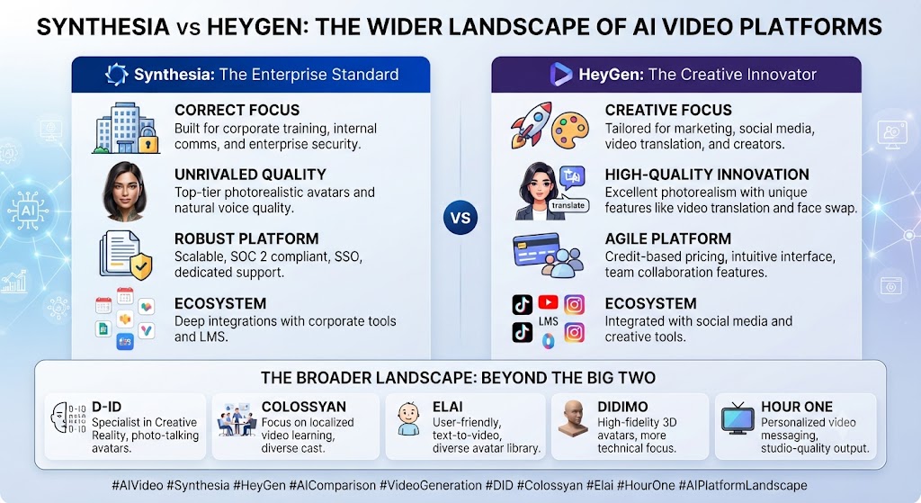 Synthesia vs HeyGen The Wider Landscape
