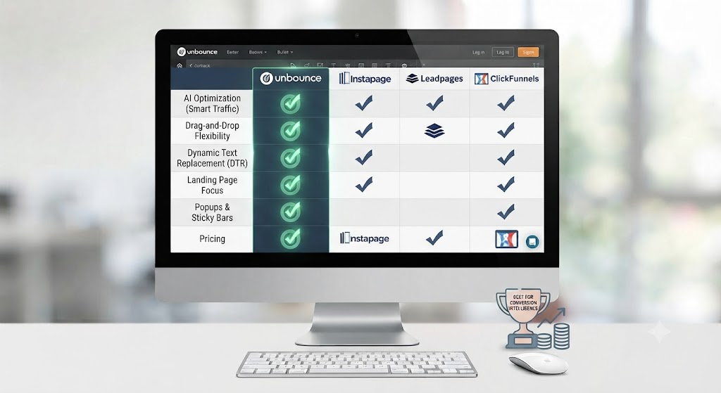 Unbounce vs Competitors The Unbounce Review Comparison