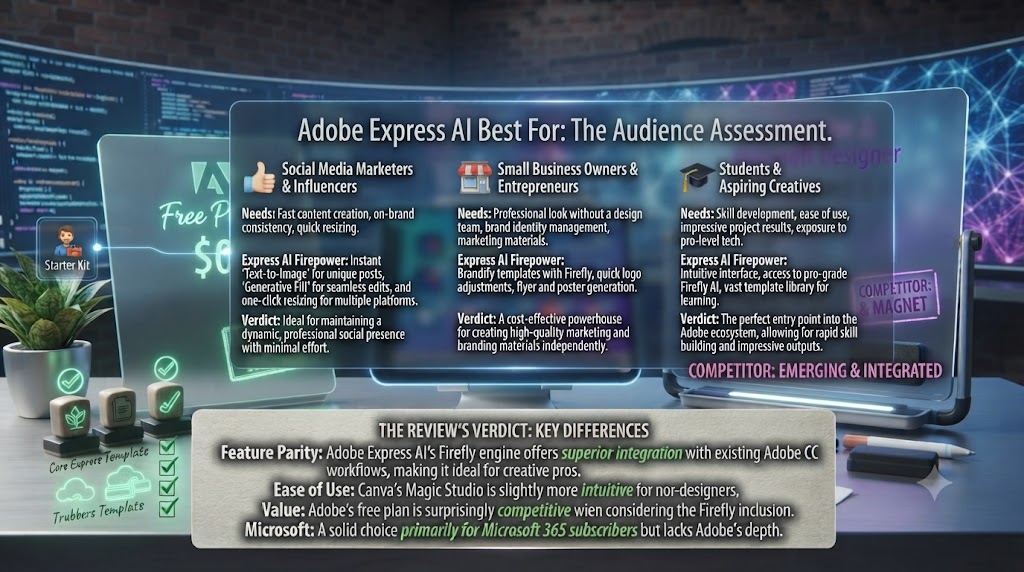 Who Is Adobe Express AI Best For The Adobe Express AI Review Audience Assessment