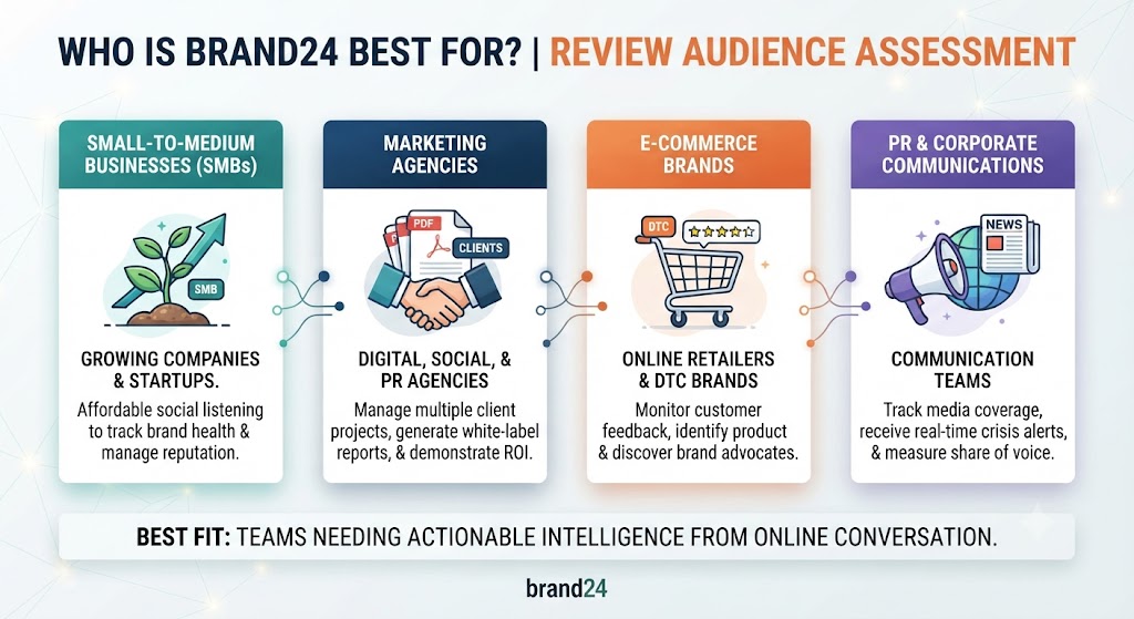 Who Is Brand24 Best For The Brand24 Review Audience Assessment