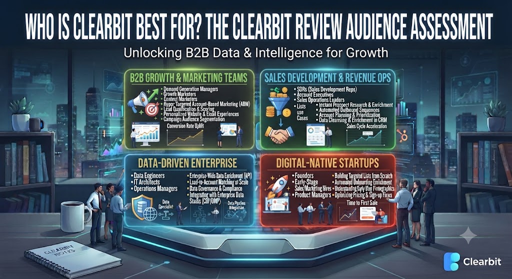 Who Is Clearbit Best For The Clearbit Review Audience Assessment