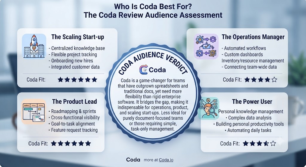 Who Is Coda Best For The Coda Review Audience Assessment