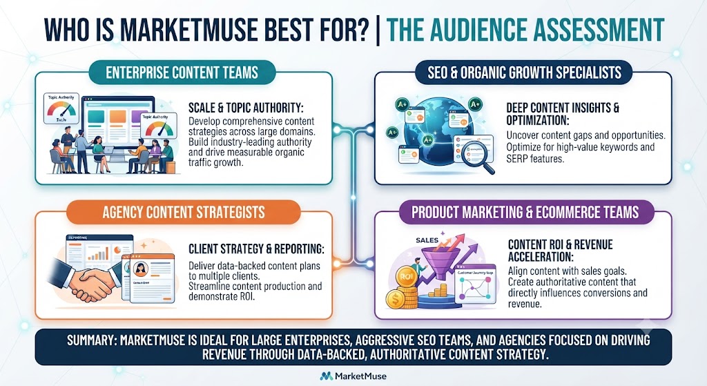 Who Is MarketMuse Best For The MarketMuse Review Audience Assessment