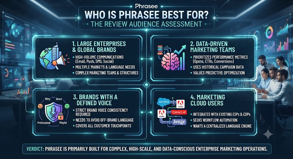 Who Is Phrasee Best For The Phrasee Review Audience Assessment