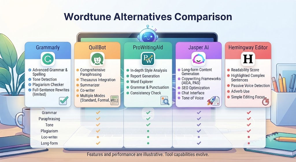 Wordtune Review Alternatives
