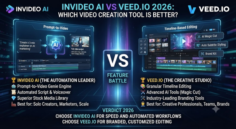 InVideo AI vs Veed.io 2026: Which Video Creation Tool Is Better?