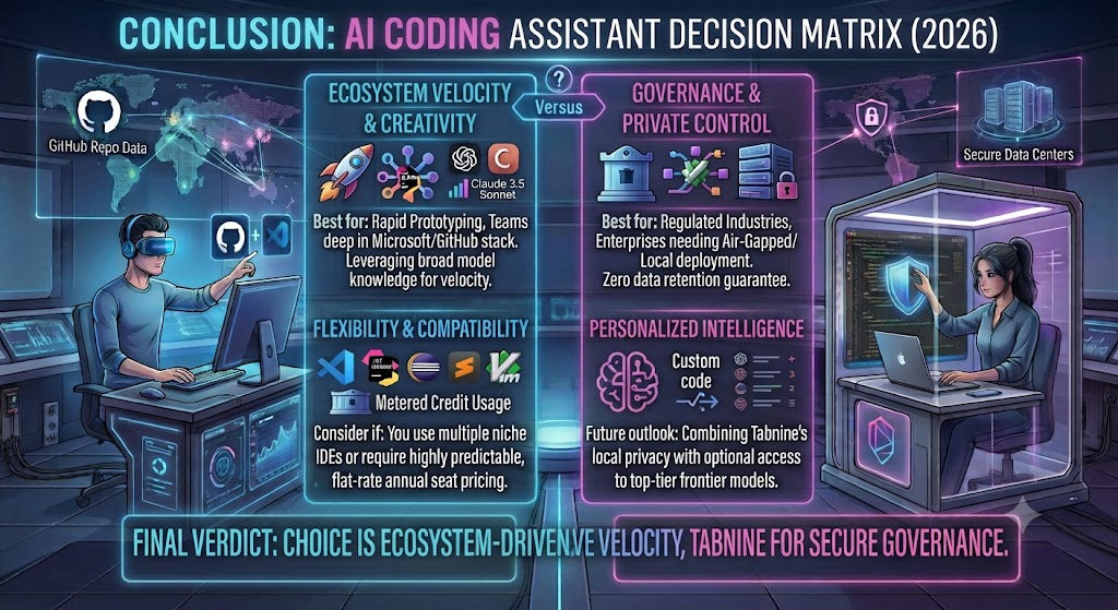 Conclusion GitHub Copilot vs Tabnine