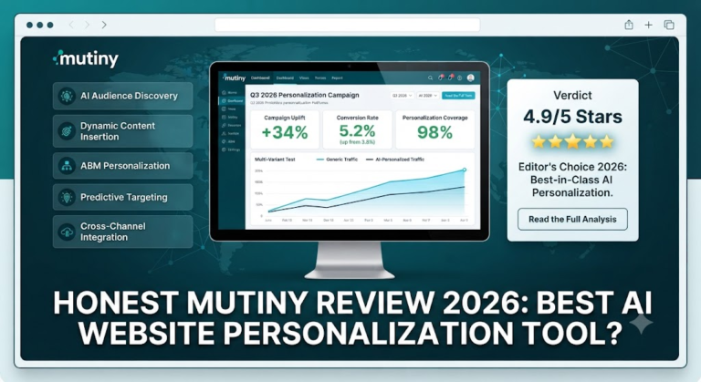 Honest Mutiny Review 2026: Best AI Website Personalization Tool?