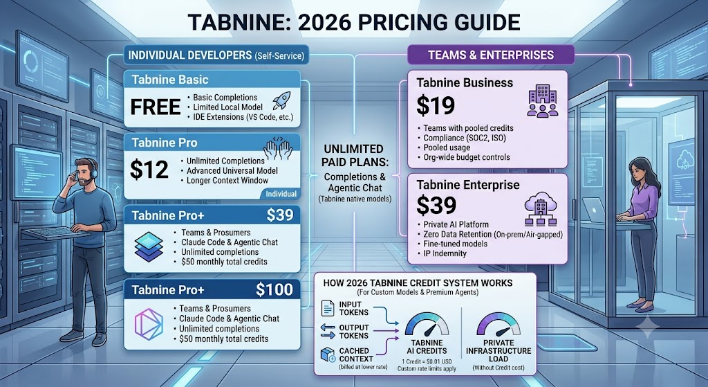 Tabnine Pricing (2026)