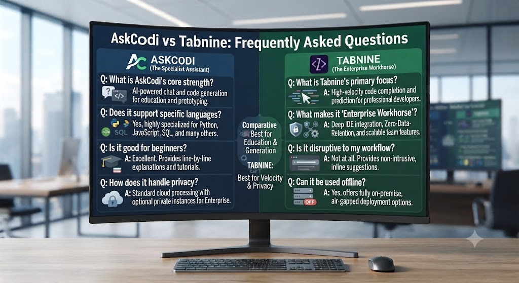 AskCodi vs Tabnine FAQ