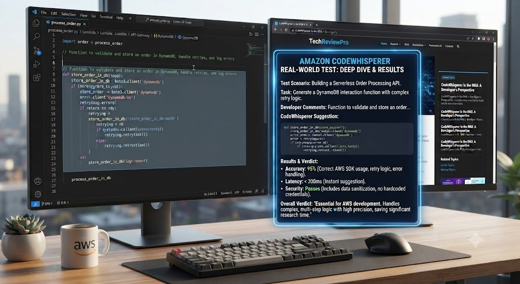 Amazon CodeWhisperer Real-World Test