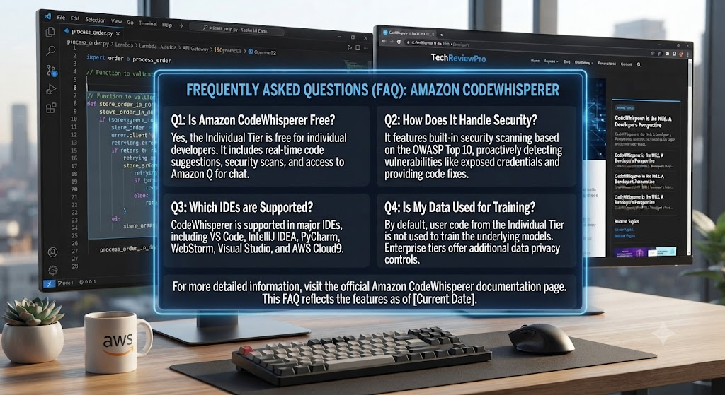 Amazon CodeWhisperer FAQ