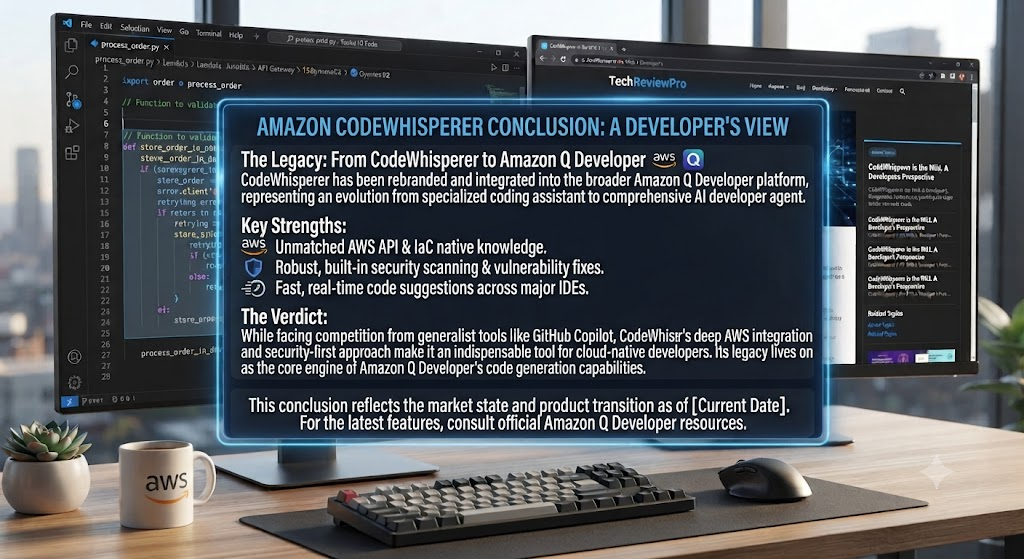 Amazon CodeWhisperer Conclusion