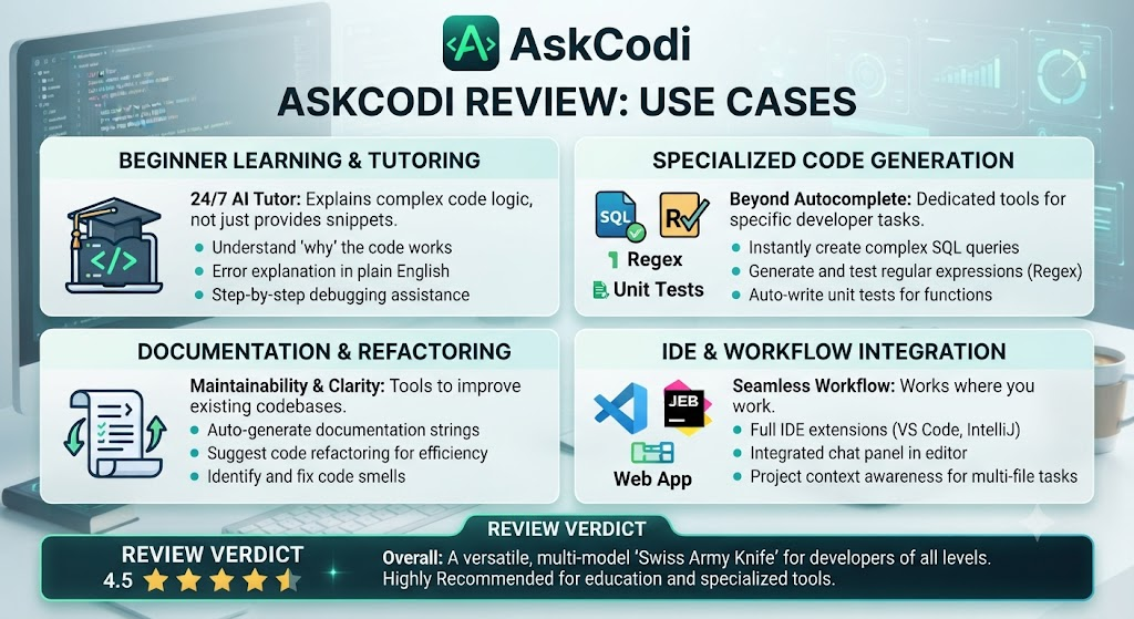 AskCodi Review: Use Cases