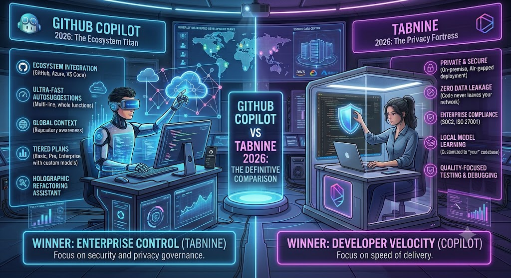 GitHub Copilot vs Tabnine 2026: Which AI Coder Really Wins?