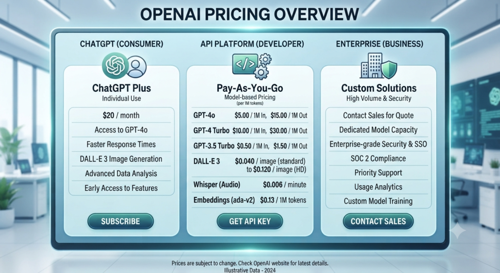 openai images Pricing Overview