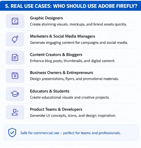 6. Who Should Use Adobe Firefly?