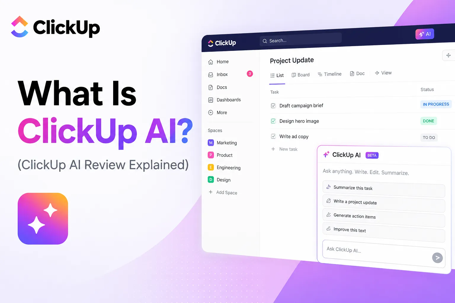 What is ClickUp AI