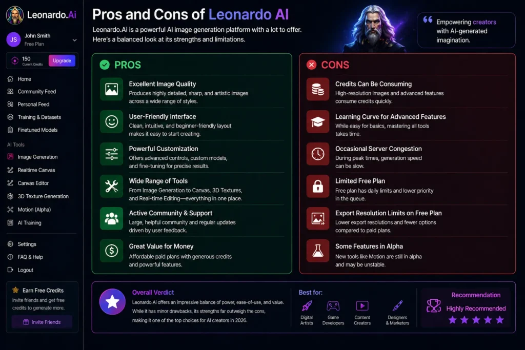 5. Leonardo AI Review: Honest Pros and Cons