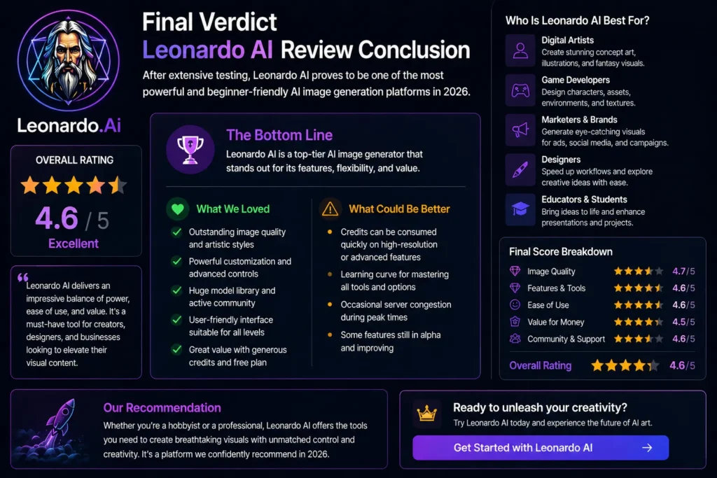 9. Our Leonardo AI Review Rating Breakdown