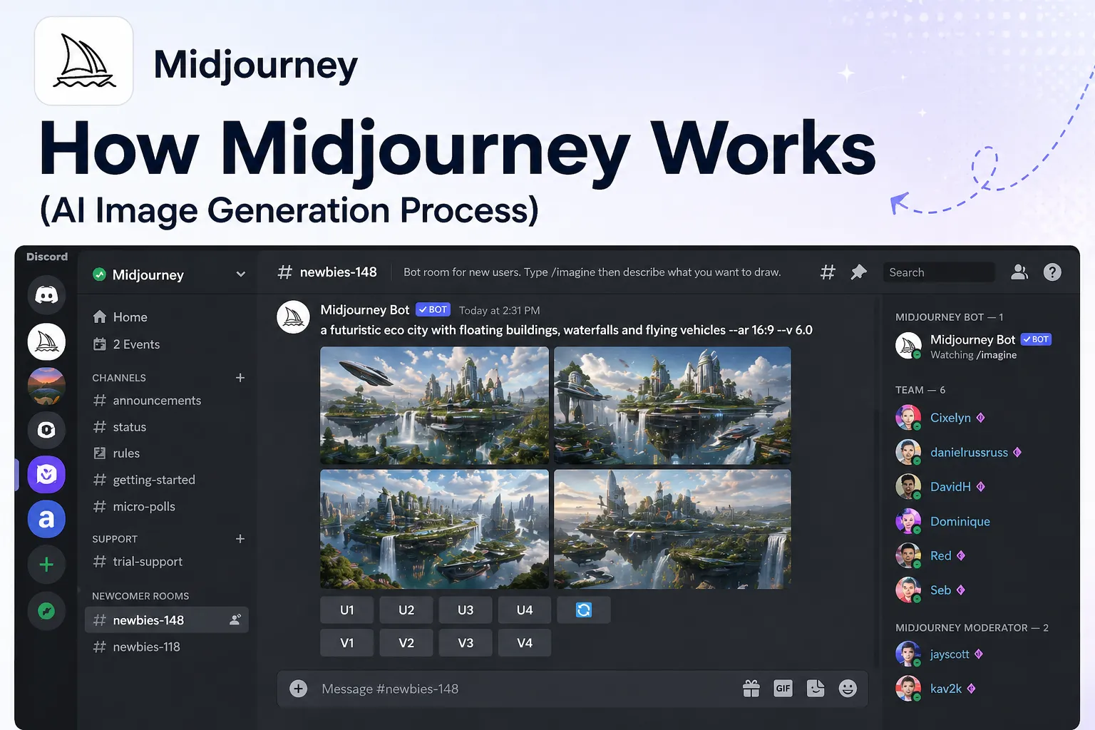 How Midjourney works