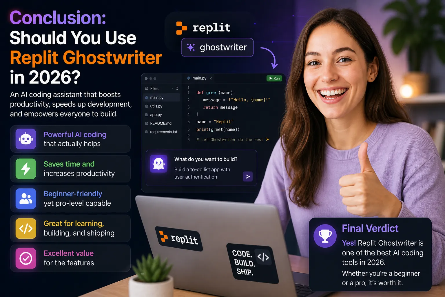 Final Replit Ghostwriter review verdict